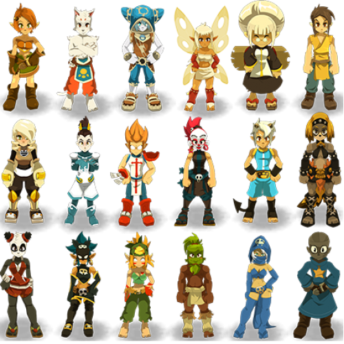 Résultat de recherche d'images pour "classe de personnage dofus"